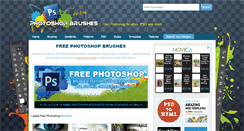 Desktop Screenshot of photoshopbrushesfree.com